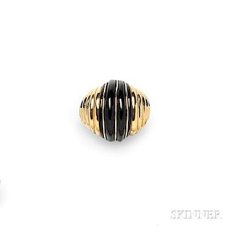 14kt Gold and Onyx Ring