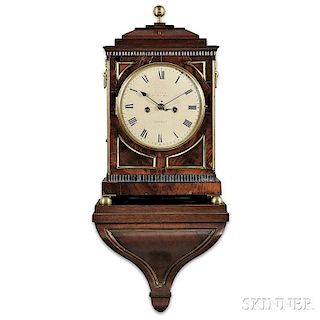 Charles Viner Mahogany Bracket Clock