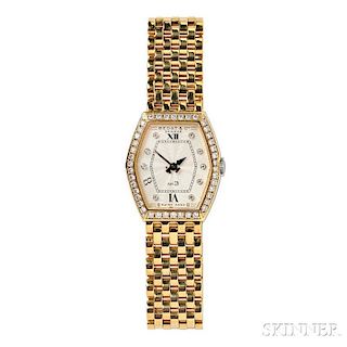 Lady's 18kt Gold and Diamond "No. 3" Wristwatch, Bedat & Co.
