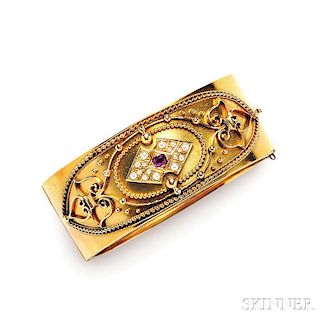 Antique 15kt Gold Bracelet