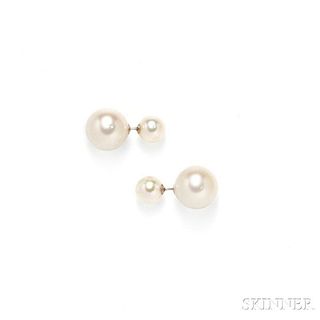 Double-sided South Sea Pearl Earstuds