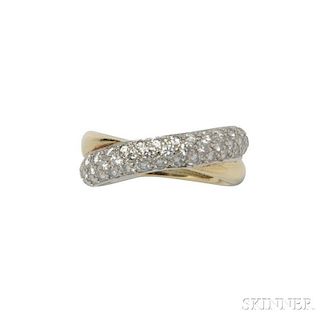 18kt Gold, Platinum, and Diamond Ring, Tiffany & Co.