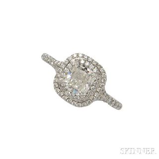 Platinum and Diamond "Soleste" Ring, Tiffany & Co.