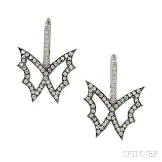 18kt Gold and Diamond "Fly by Night" Earrings, Stephen Webster