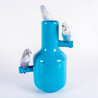 Parrot Parade (Blue) 1007850 - Lladro Porcelain Figurine
