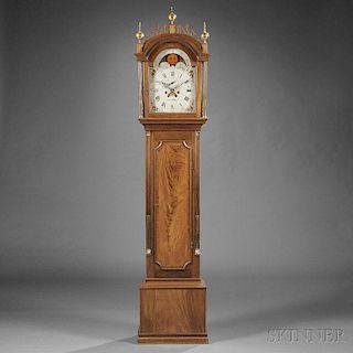 Simon Willard Mahogany Tall Clock
