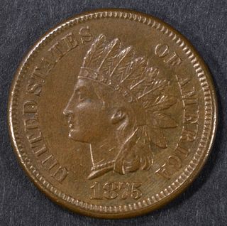 1875 INDIAN CENT  NICE UNC