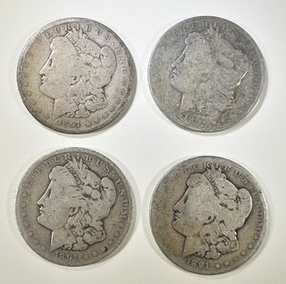 (2) 1891, (2) 91-O CIRC MORGAN DOLLARS