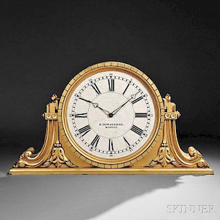 E. Howard & Co. No. 29 Gilded Mahogany Gallery Clock