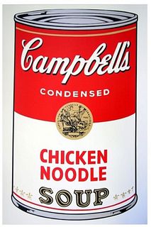 Andy Warhol After - Campbells Soup Can 11.45 Chicken Noodle Soup)