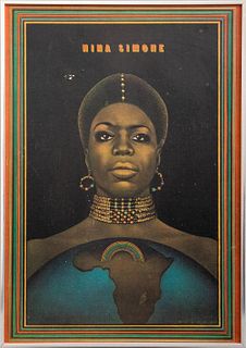 Vintage "Nina Simone" Poster, 1970