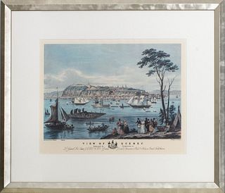 After Beaufoy "View of Quebec" Offset Lithograph