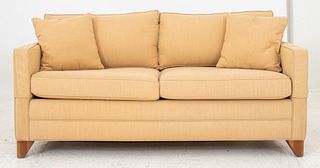 Carlyle Modern Mustard Yellow Sleeper Sofa