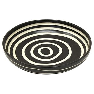 Postmodern Studio Pottery Charger Plate