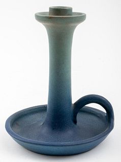 Van Briggle Ceramic Candlestick Holder, 1919