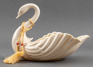 Lenox Porcelain Swan Bowl, 20th C.