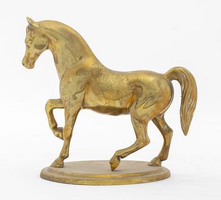 Brass Horse Sculpture