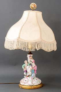 Vintage Saxon Porcelain Table Lamp