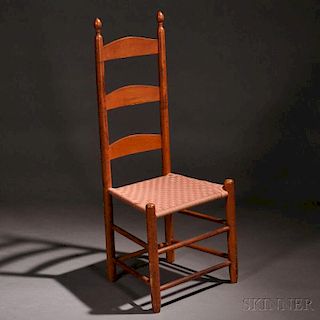 Shaker Red-stained Tilter Chair