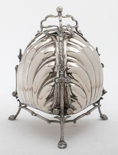 Eales 1779 Italian Silverplate Shell Bun Warmer