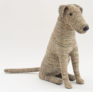 "Man's Best Friend" Canine Twine Sculpture