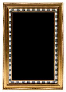 A Gilt and Polychrome Painted Frame 38 x 27 inches.