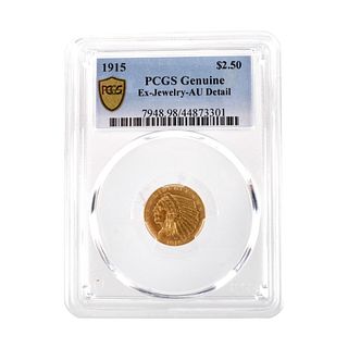PCGS 1915 US $2.50 Gold Coin