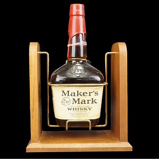 Maker's Mark Whiskey Bottle