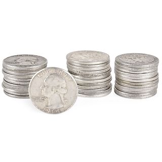 US Washington Silver Quarters