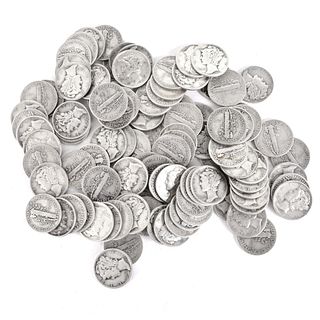 US Mercury Silver Dimes