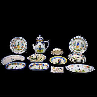Quimper Ceramic Tableware