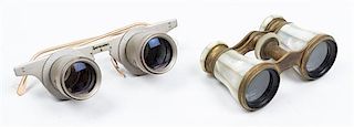 * Two Pairs of Opera Glasses Width of first 4 inches.