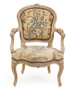 * A Louis XV Style Child's Chair Height 25 1/4 inches.