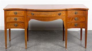 A Northern Furniture Company Mahogany Sideboard Height 35 x width 72 x depth 24 inches.