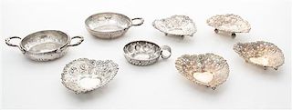 * A Collection of Silver Articles Diameter of widest over handles 5 1/4 inches.