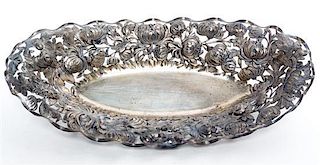 * An American Silver Bowl, George Shiebler & Co. Width 14 inches.