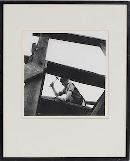 * Artist Unknown, (American, 20th century), Untitled (Roof Framer)