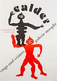 * After Alexander Calder, (American, 1898-1976), Crags and Critters, Galerie Maeght