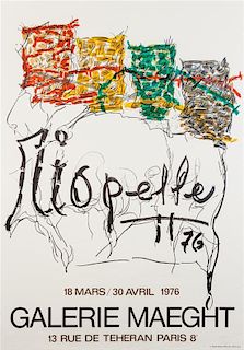 * After Jean-Paul Riopelle, (Canadian, 1923-2002), Expo 76 - Musee des Beaux Arts de Rouen