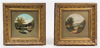 * Artist Unknown, (19th century school), Cottage Scenes (a pair of works)