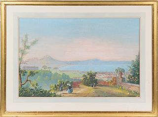 * Artist Unknown, (Italian, 19th century school), Shore Scenes (two works)
