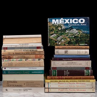Libros de Historia de México. Porfirio Díaz / Antología del Centenario / El Águila y la Serpiente. Piezas: 28.
