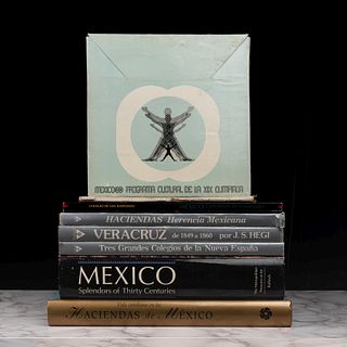 Libros sobre Arte y México. Haciendas. Herencia Mexicana / Veracruz de 1849 a 1860 / Esplendores de Treinta Siglos.Pzs: 8.