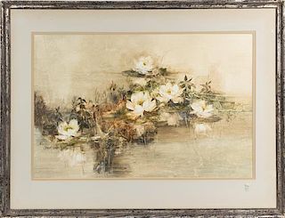 Alan Chiara, (20th century), Water Lilies