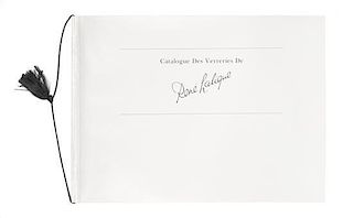 * Catalogue Des Verreries De Rene Lalique