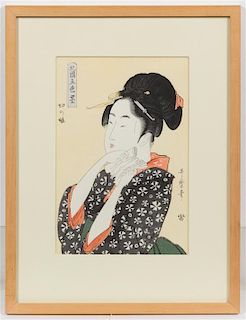 Utagawa Utamaro, (1753-1806), depicting geisha