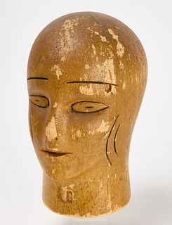 Wooden Mannequin Head