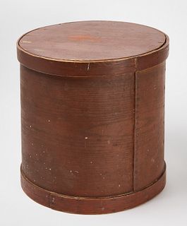 Lidded Wood Cylinder Box
