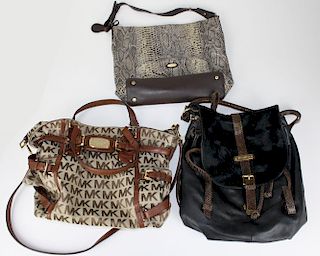 Michael Kors, Tahari, & Cynthia Rowley handbags- 3 pcs