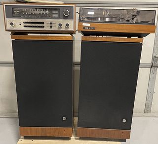 Stereo, Speakers, and Turntable